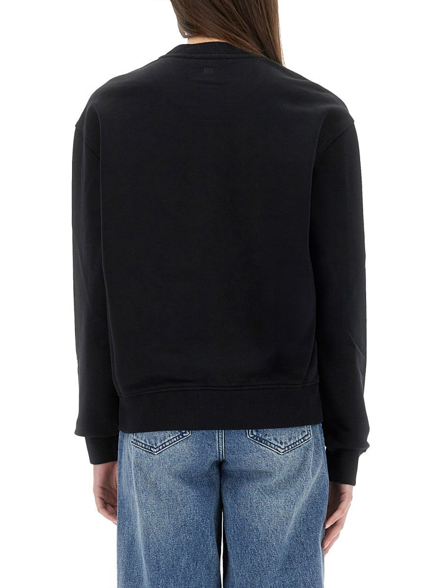 AMI PARIS - Woman - Black - Sweatshirt