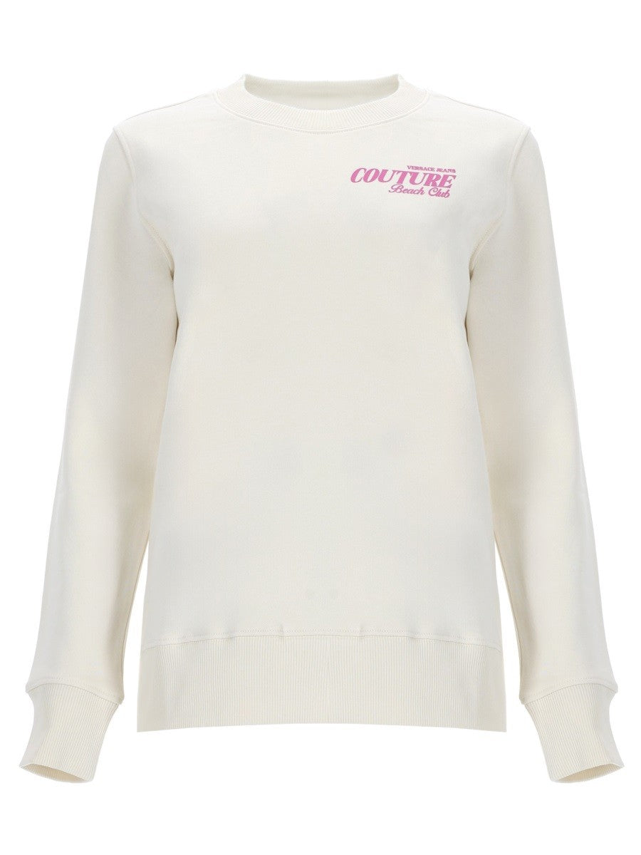 Versace Jeans Couture - Woman - Beige - Sweatshirt