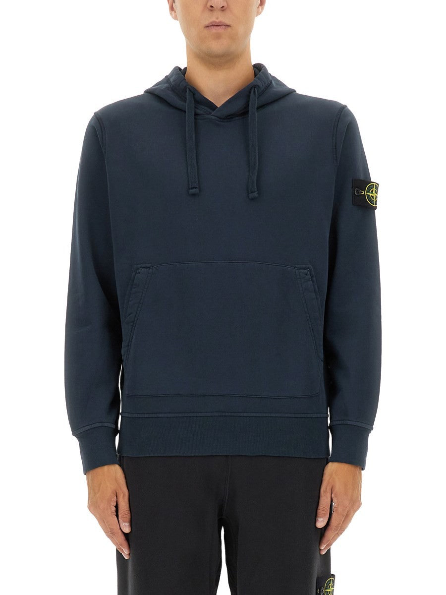 Stone Island - Man - Blue - Sweatshirt