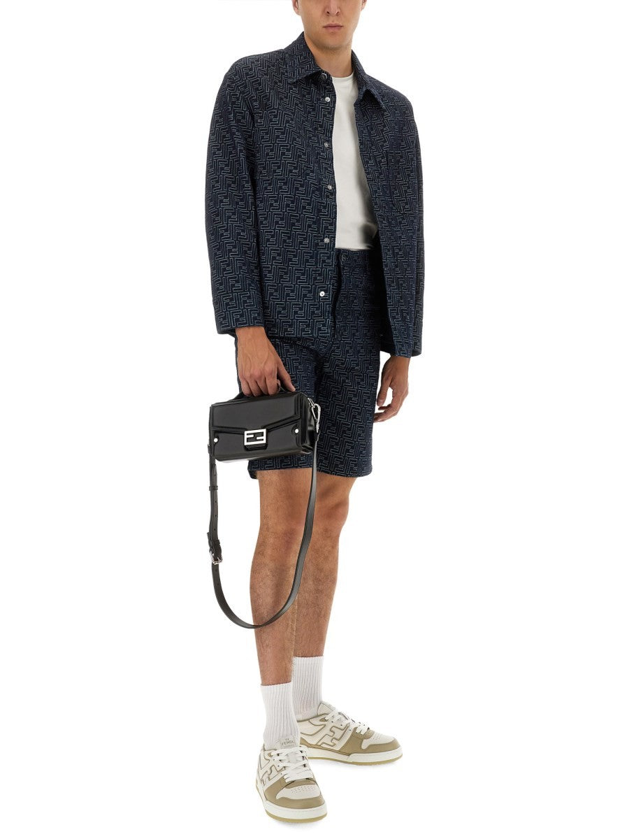 Fendi - Man - Blue - Shorts