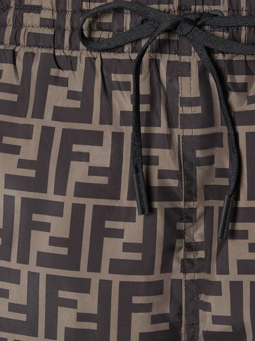 Fendi - Man - Brown - Swimwear