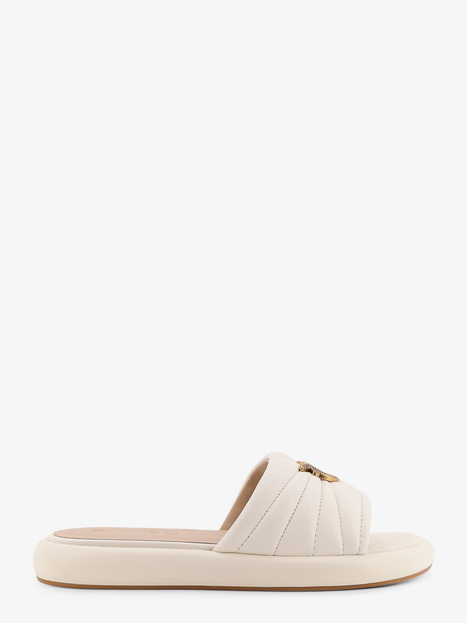 Pinko - Woman - White - Flat Sandal