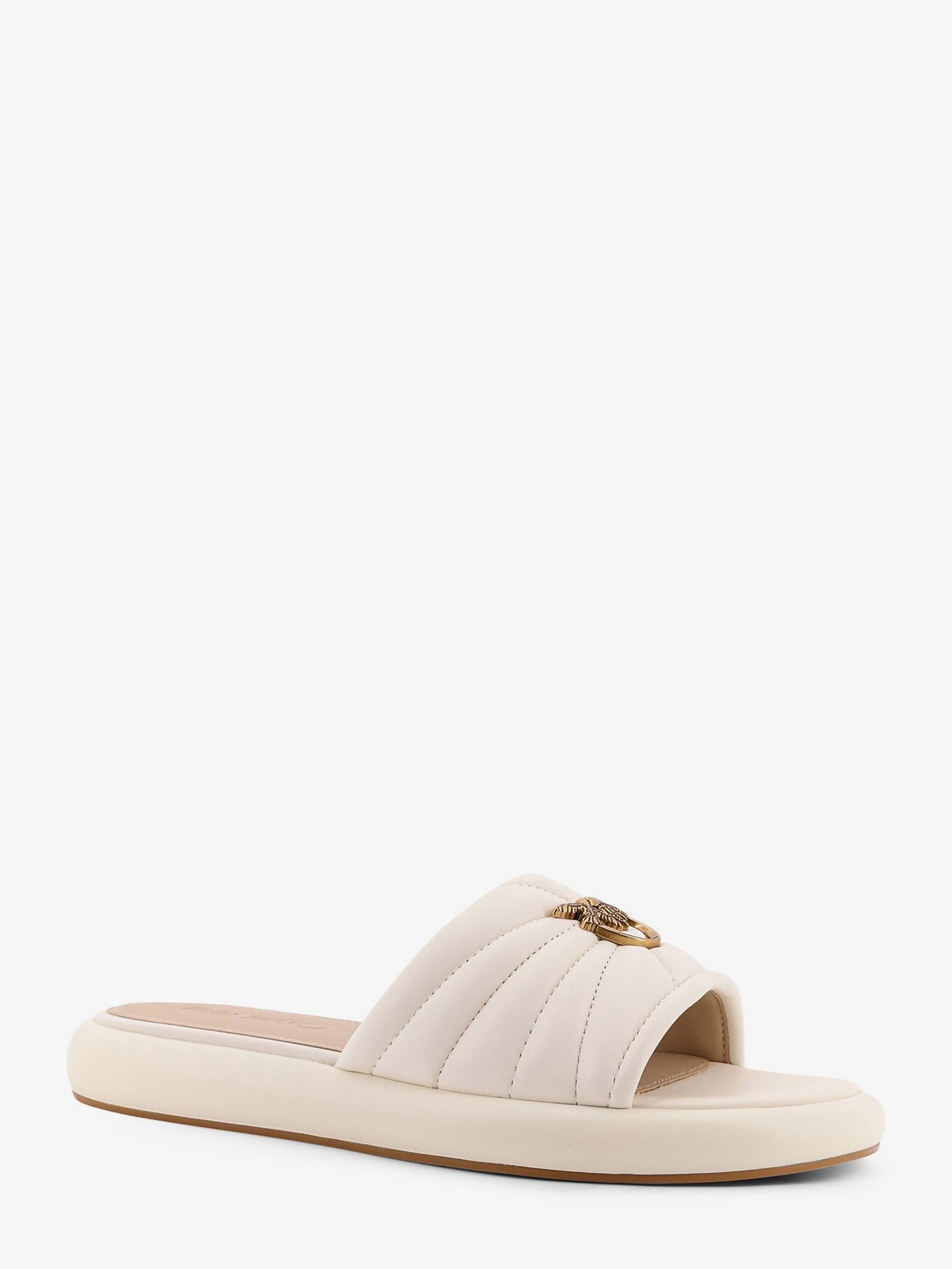 Pinko - Woman - White - Flat Sandal