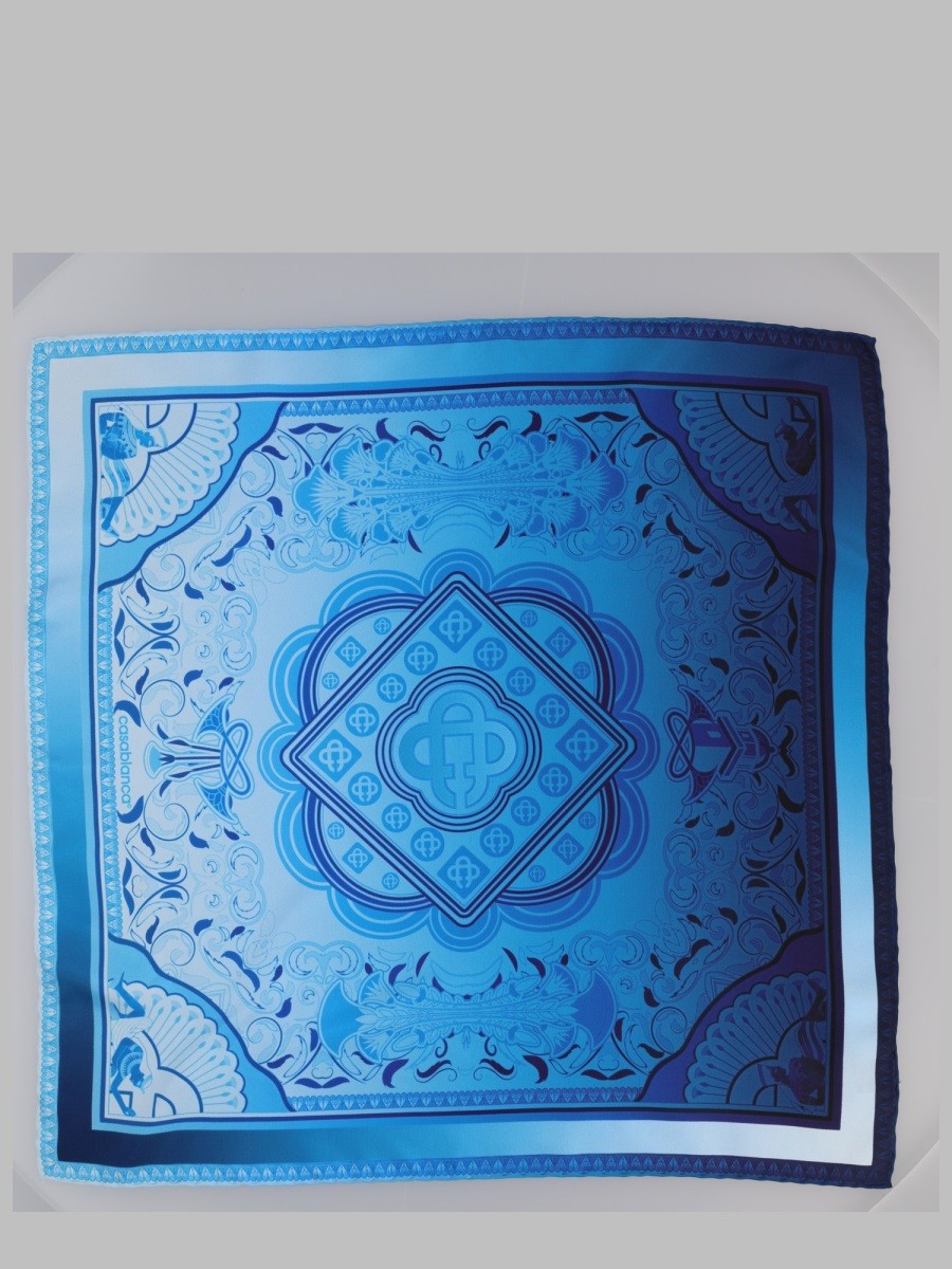 CASABLANCA - Man - Blue - Scarf