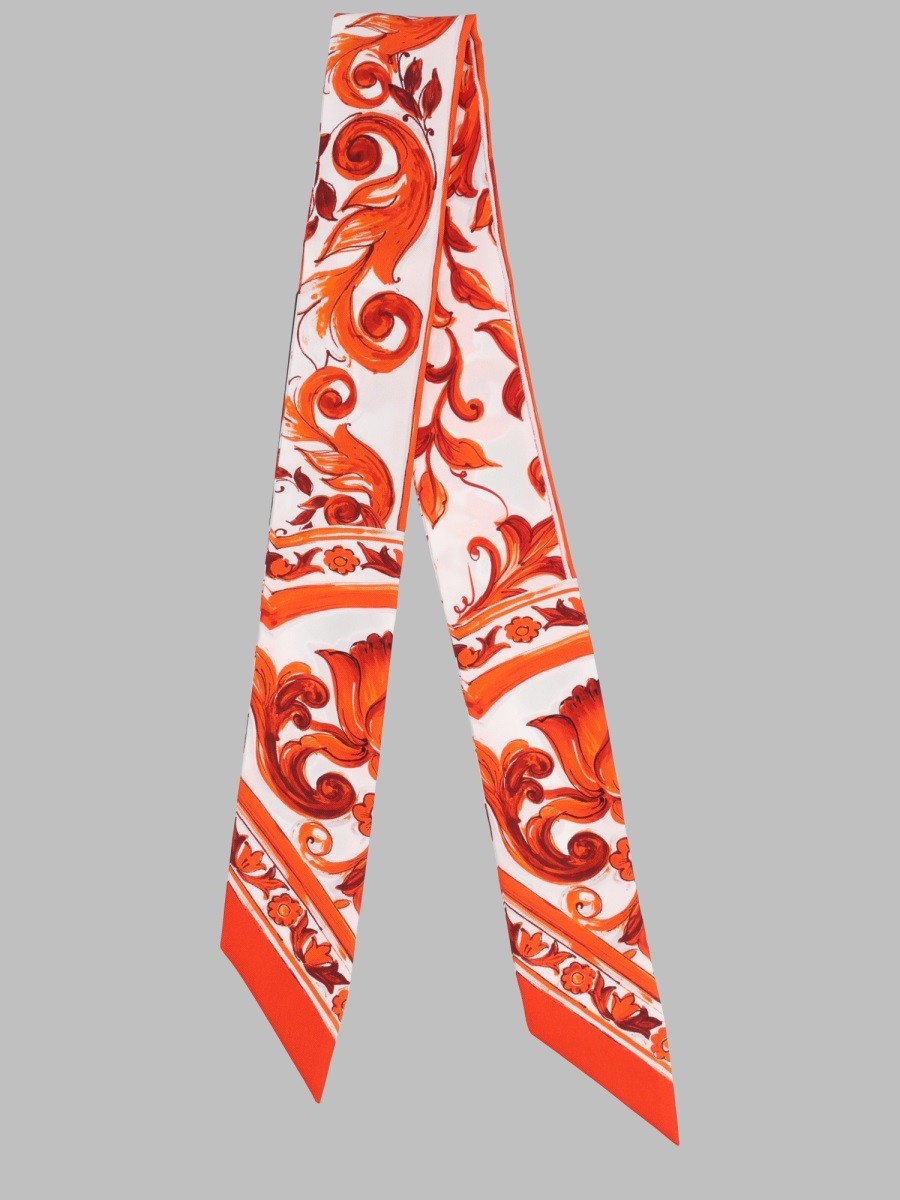 Dolce & Gabbana - Woman - Orange - Scarf