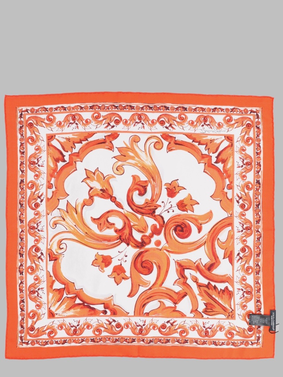 Dolce & Gabbana - Woman - Orange - Scarf