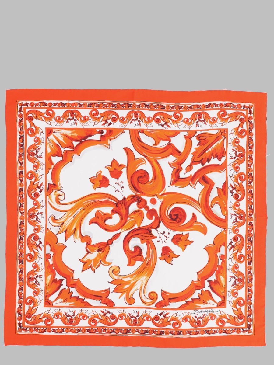 Dolce & Gabbana - Woman - Orange - Scarf