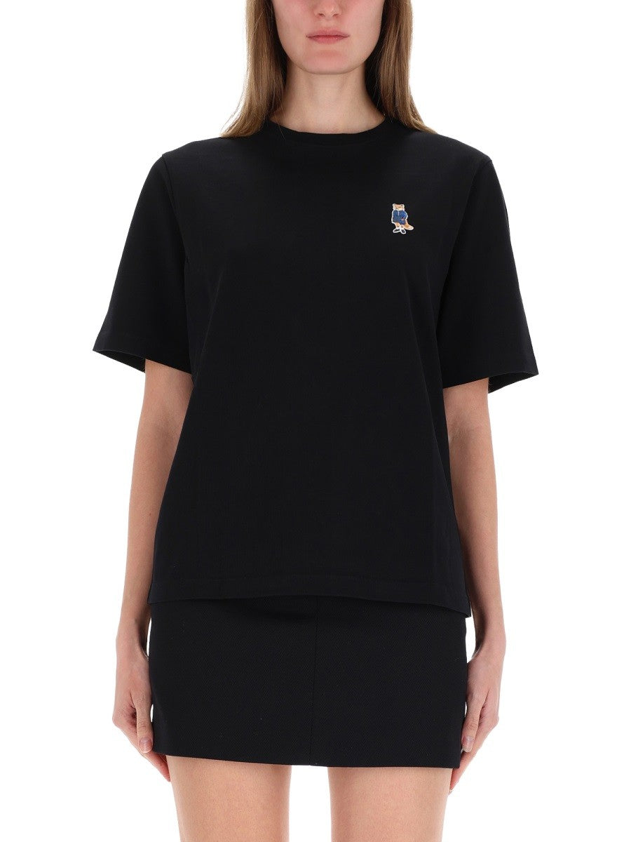Maison Kitsune - Woman - Black - T-shirt