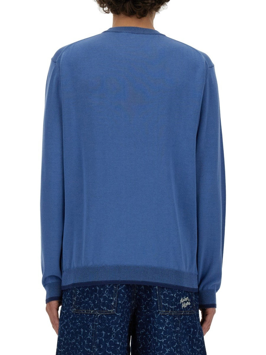 Maison Kitsune - Man - Blue - Sweater