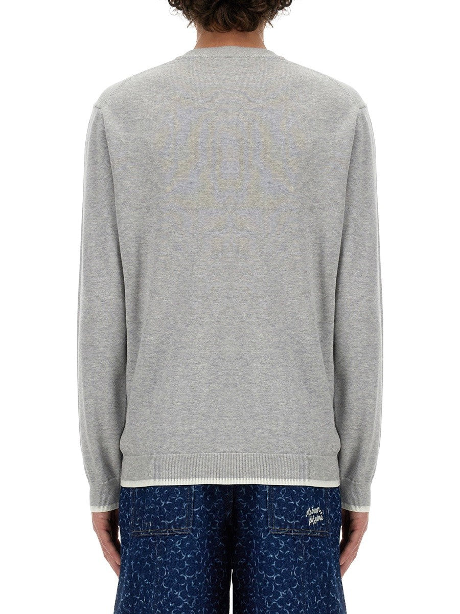 Maison Kitsune - Man - Grey - Sweater