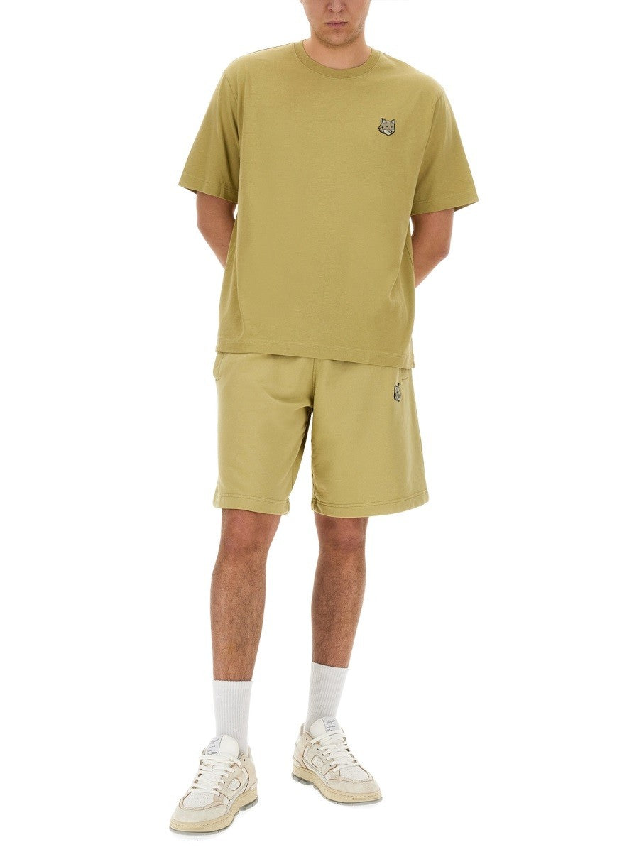 Maison Kitsune - Man - Beige - T-shirt