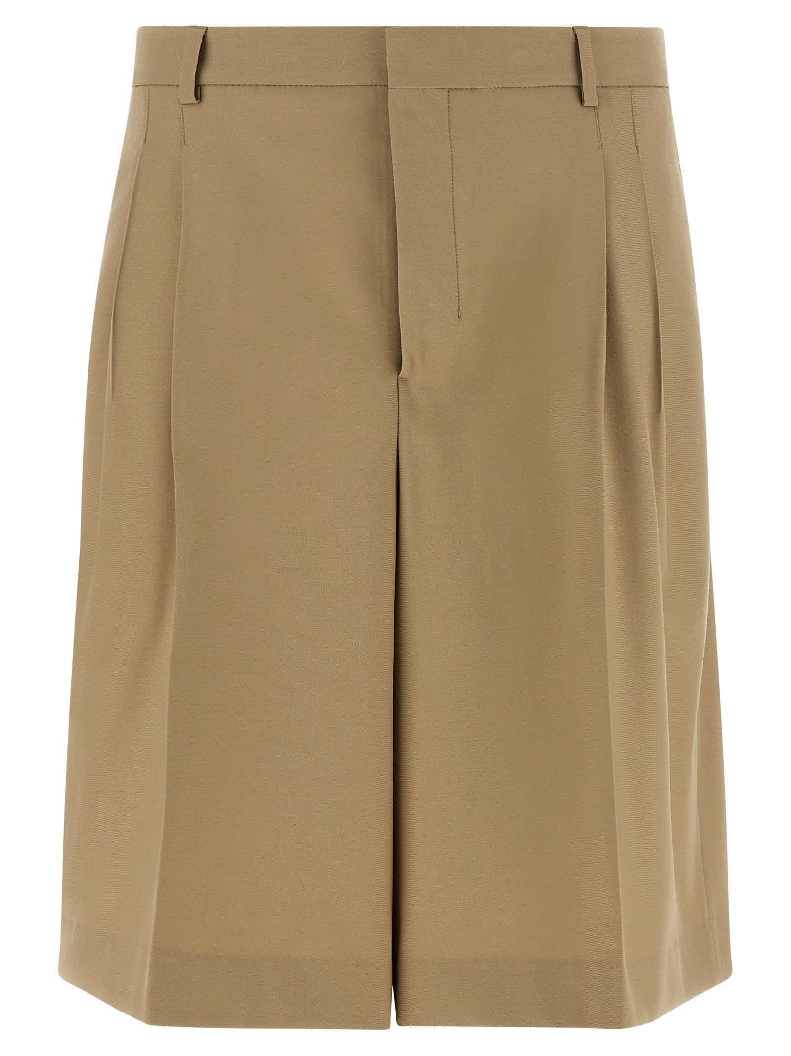 AMI PARIS - nan - Beige - Shorts