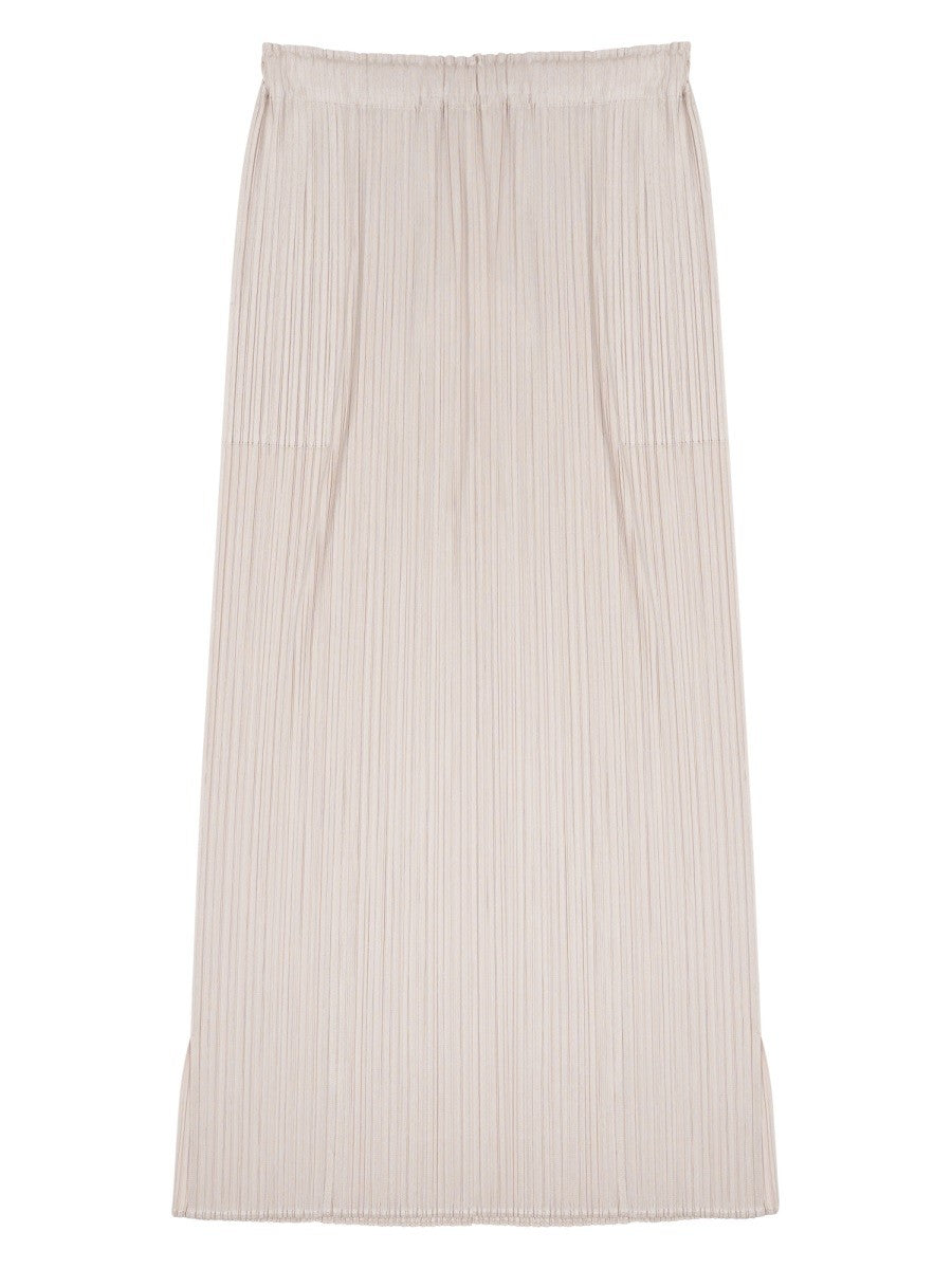 PLEATS PLEASE ISSEY MIYAKE - Woman - Beige - Skirt
