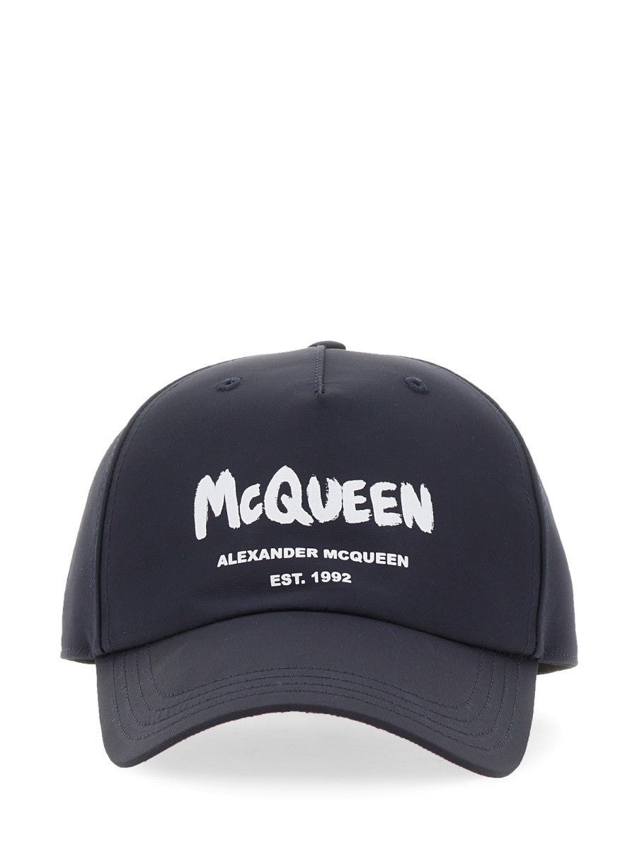 Alexander Mcqueen - Man - Blue - Hat