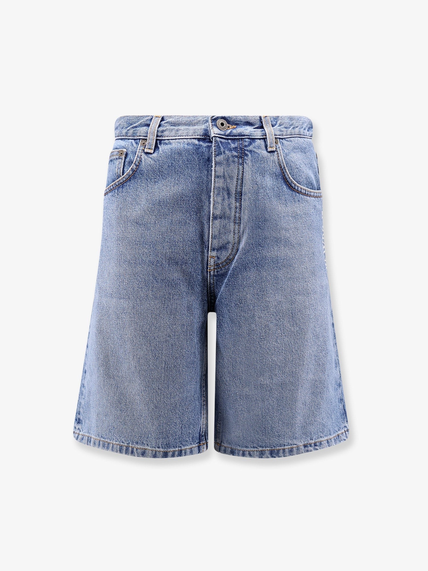 Off White - Man - Blue - Shorts