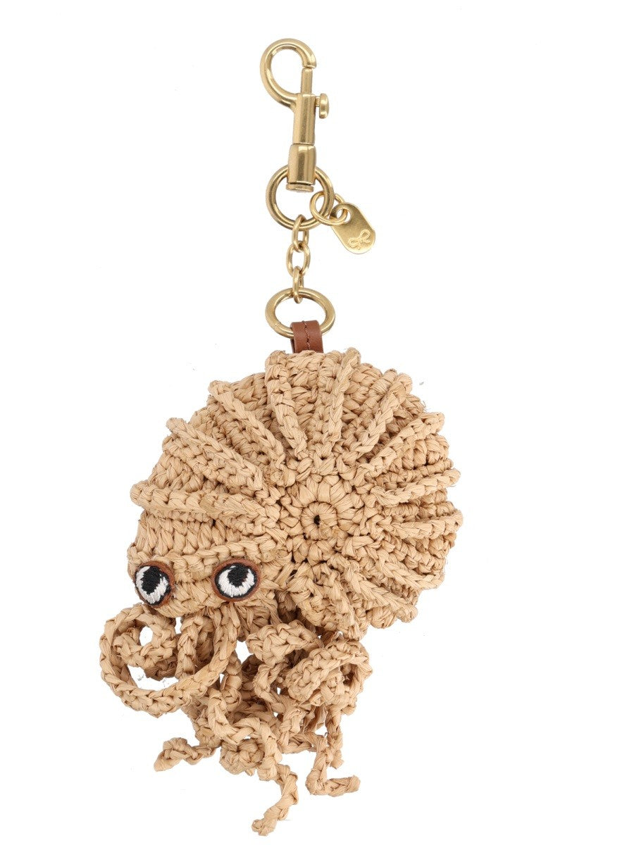ANYA HINDMARCH - Woman - Beige - Key Holder