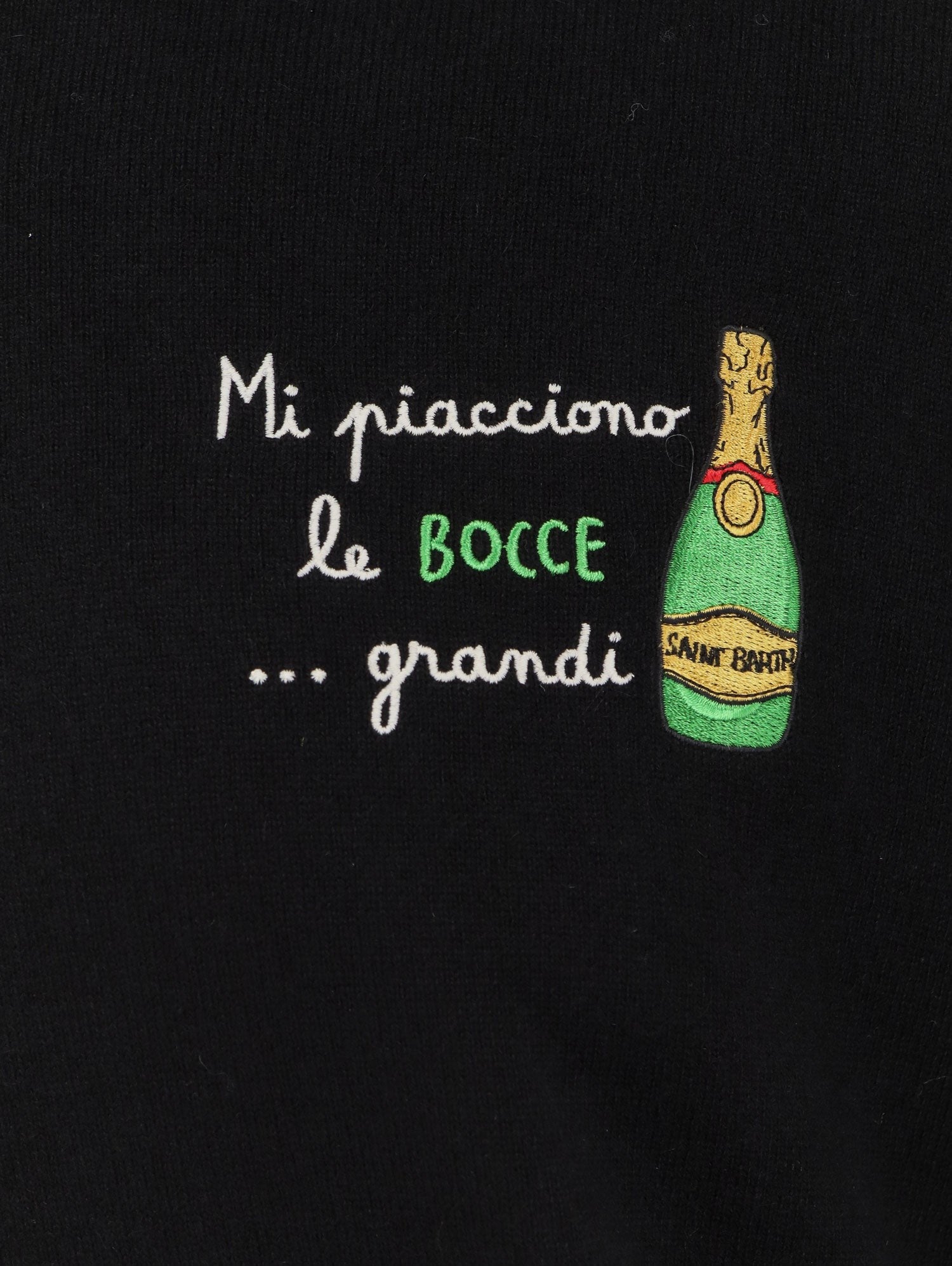 MC2 SAINT BARTH - Man - Black - Knit Sweater