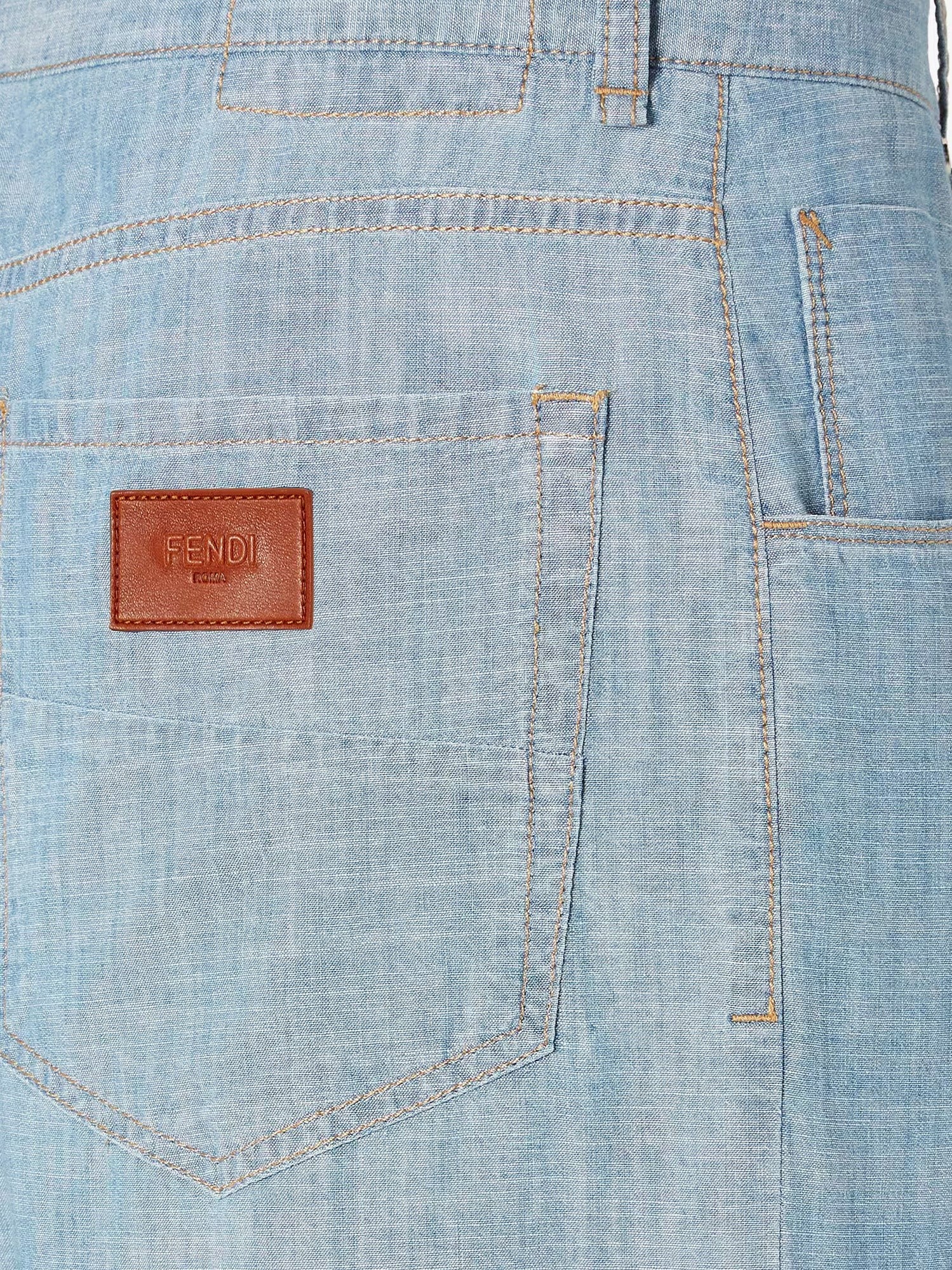 Fendi - Man - Blue - Jeans