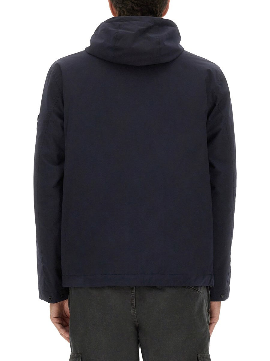 Stone Island - Man - Blue - Blazer