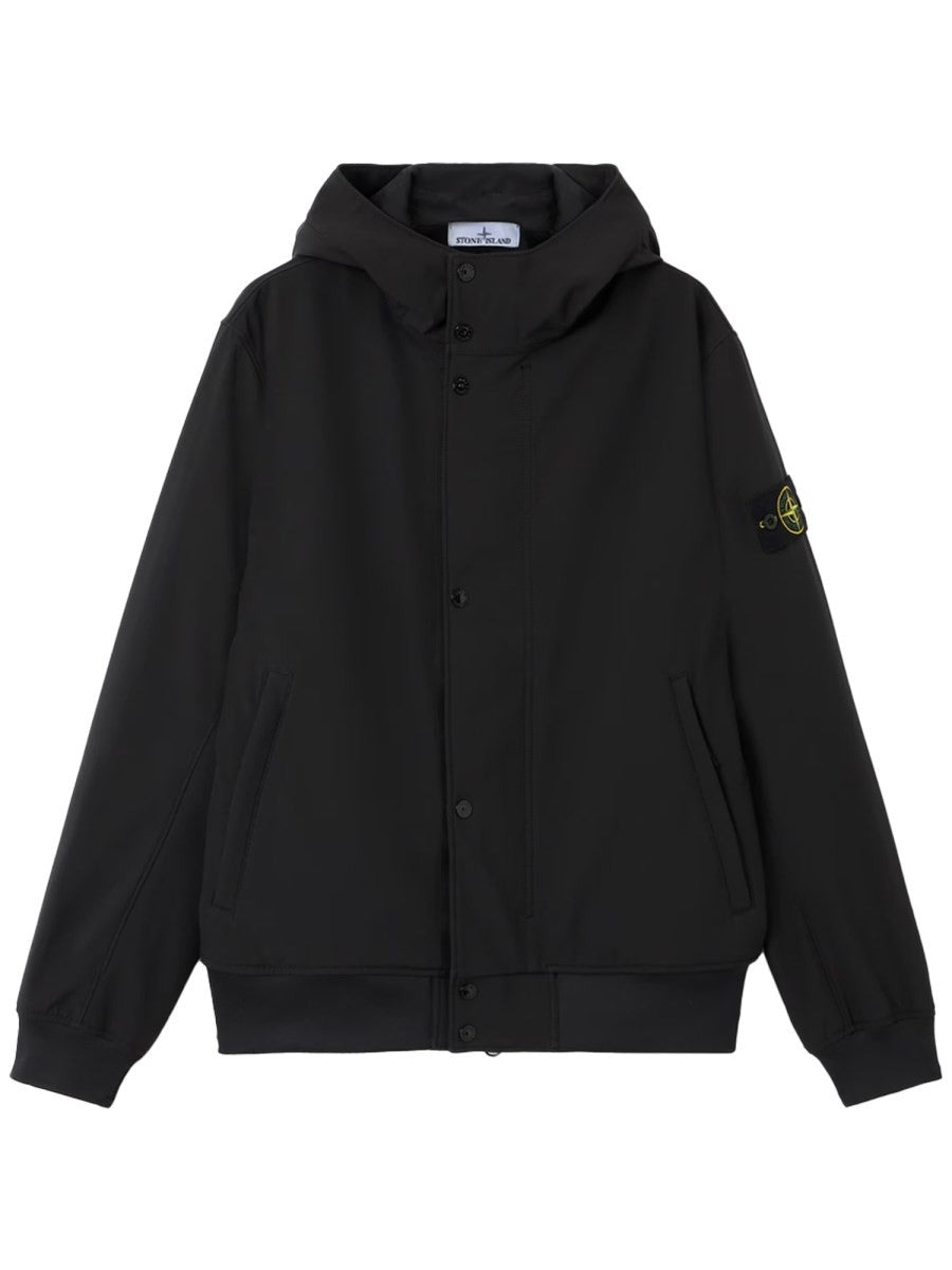 Stone Island - Man - Black - Coat