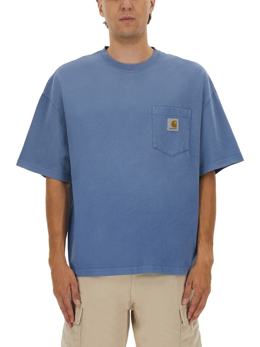 Carhartt Wip - Férfi - Kék - Póló
