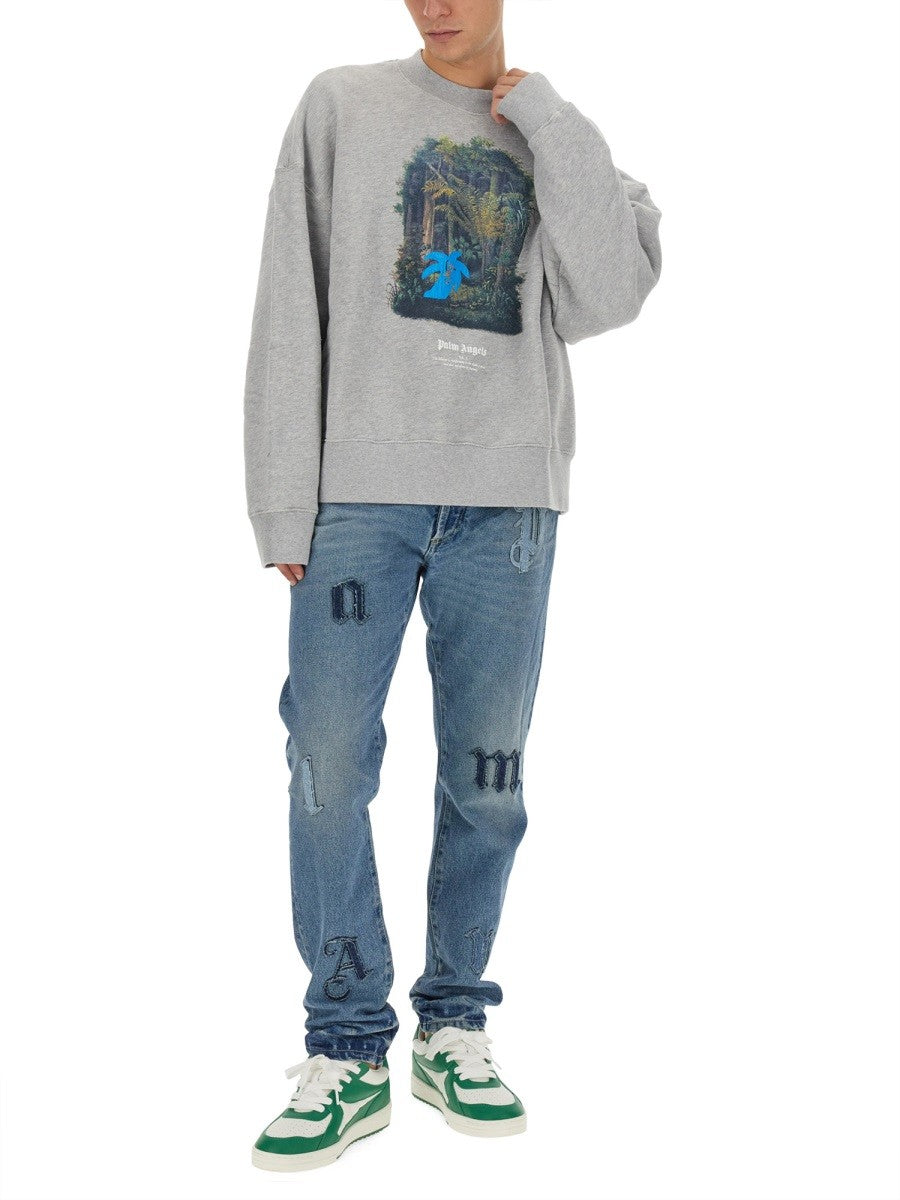Palm Angels - Man - Grey - Sweatshirt