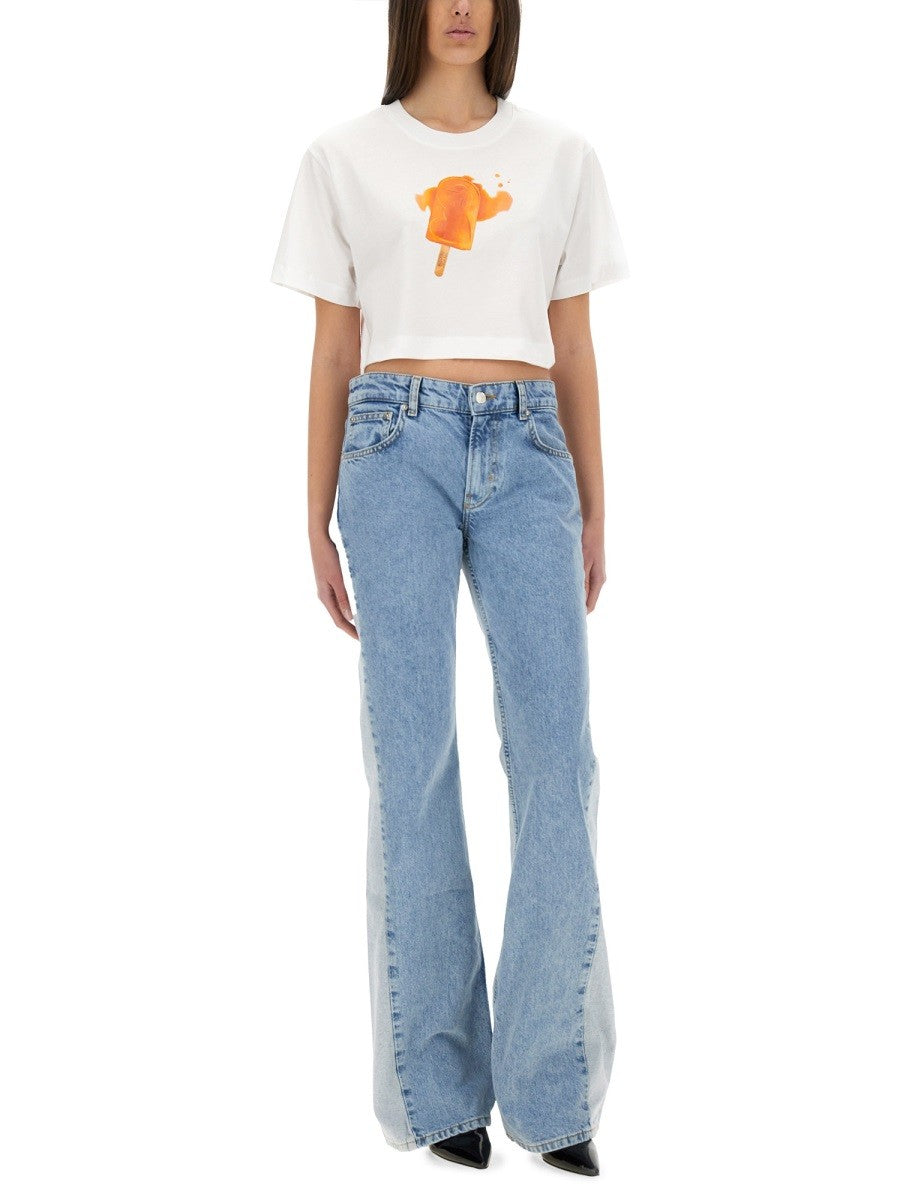 MOSCHINO JEANS - Woman - White - T-shirt