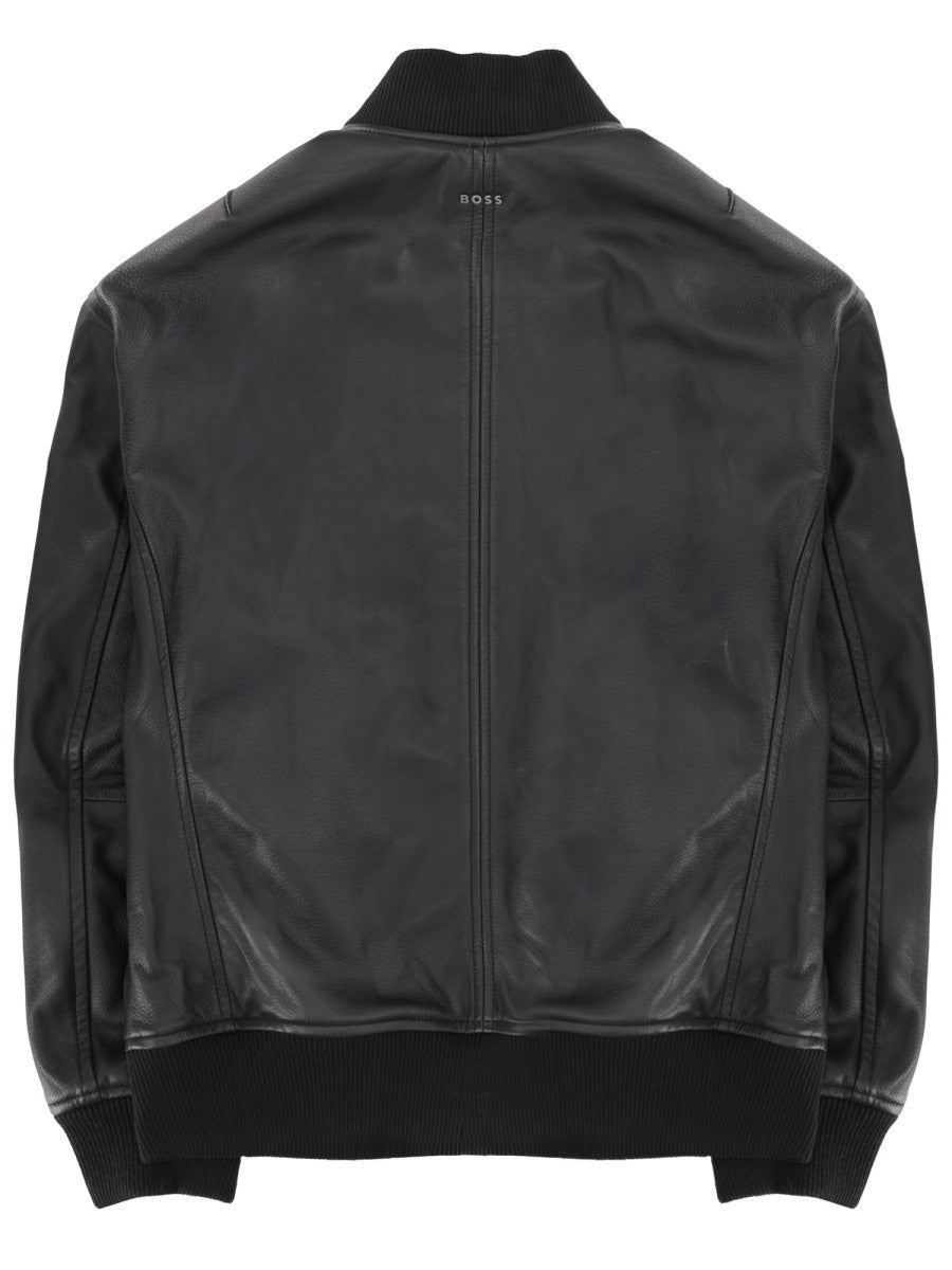 Boss - Man - Black - Leather Jacket