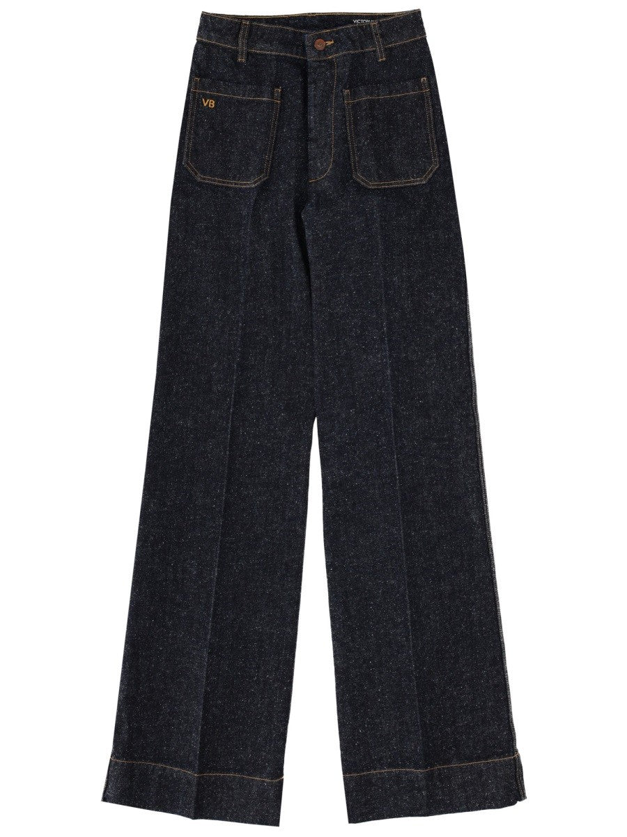 Victoria Beckham - Woman - Blue - Jeans