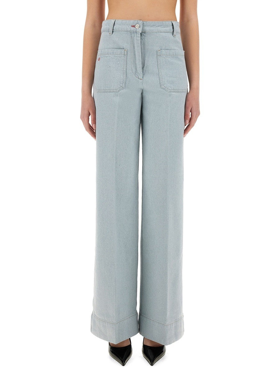 Victoria Beckham - Woman - Blue - Jeans