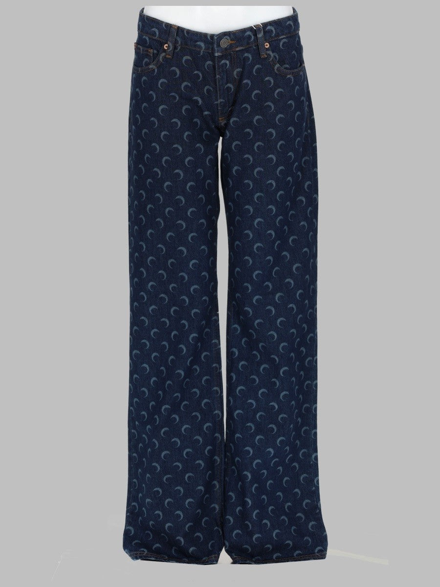 MARINE SERRE - Woman - Blue - Jeans