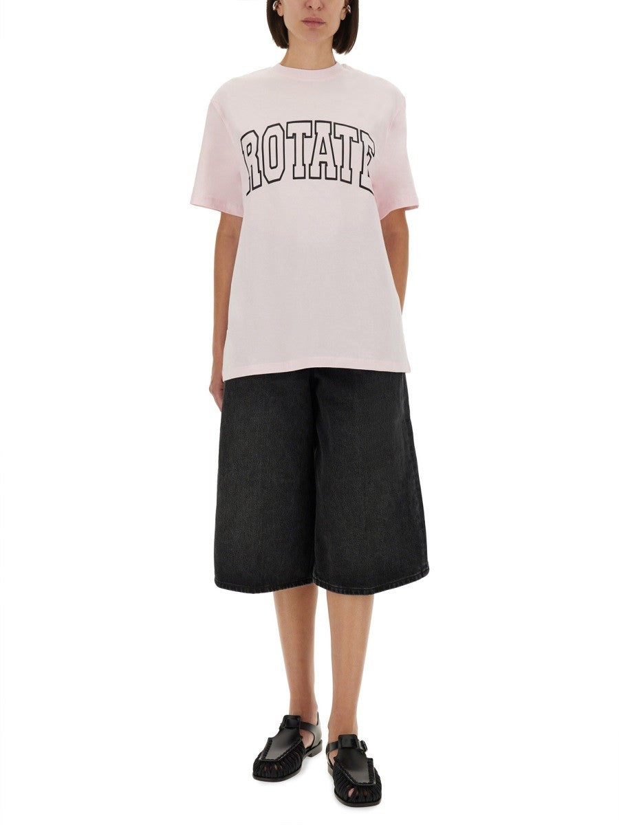 ROTATE BIRGER CHRISTENSEN - Woman - Black - T-shirt