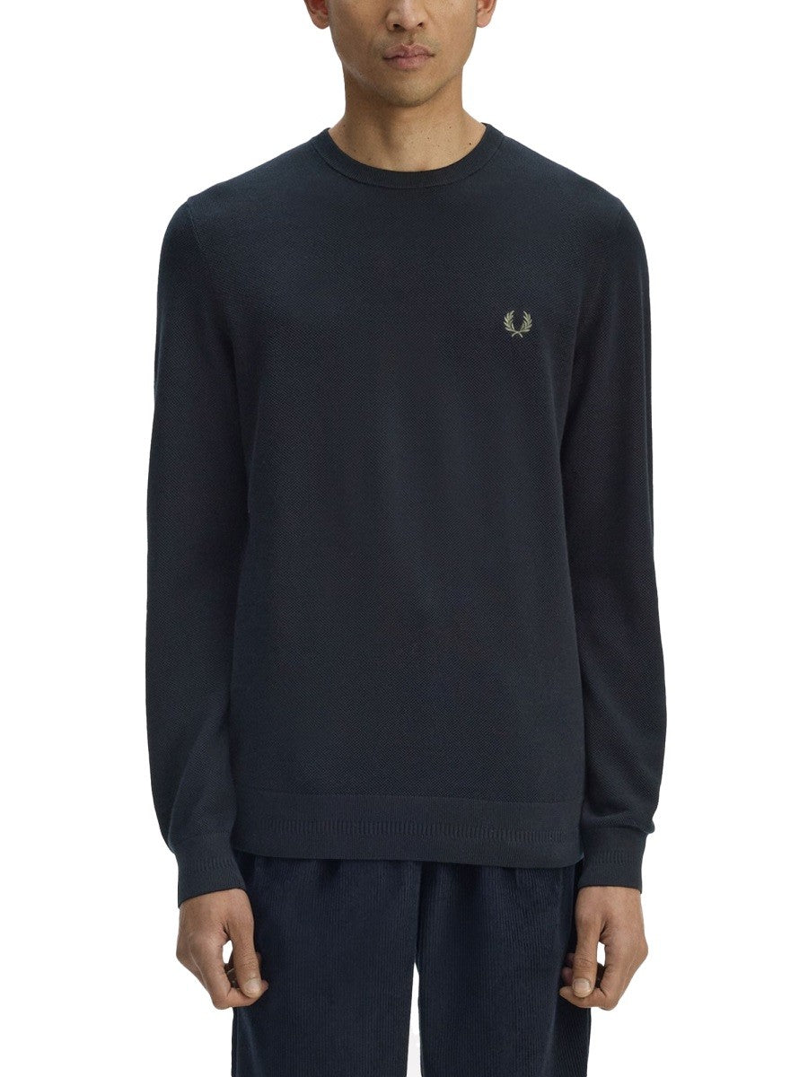 FRED PERRY - Man - Blue - Sweatshirt