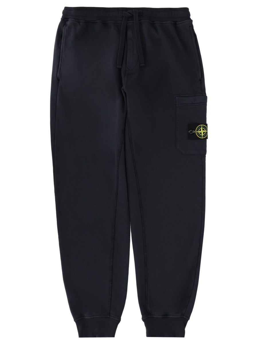 Stone Island - Man - Blue - Pants