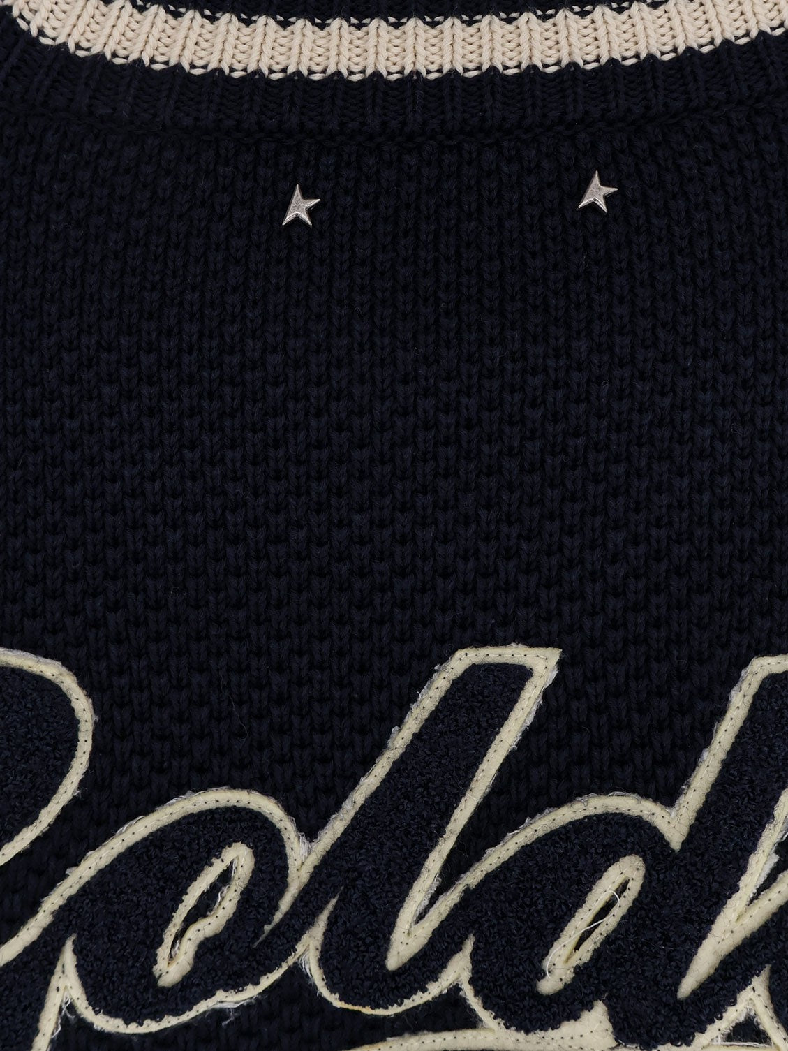 Golden Goose Deluxe Brand - Man - Blue - Knit Sweater