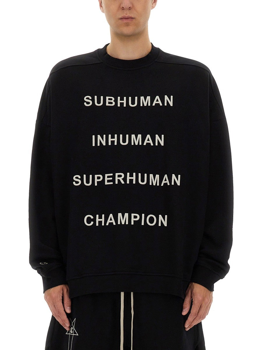 CHAMPION X RICK OWENS - Man - Black - Sweatshirt