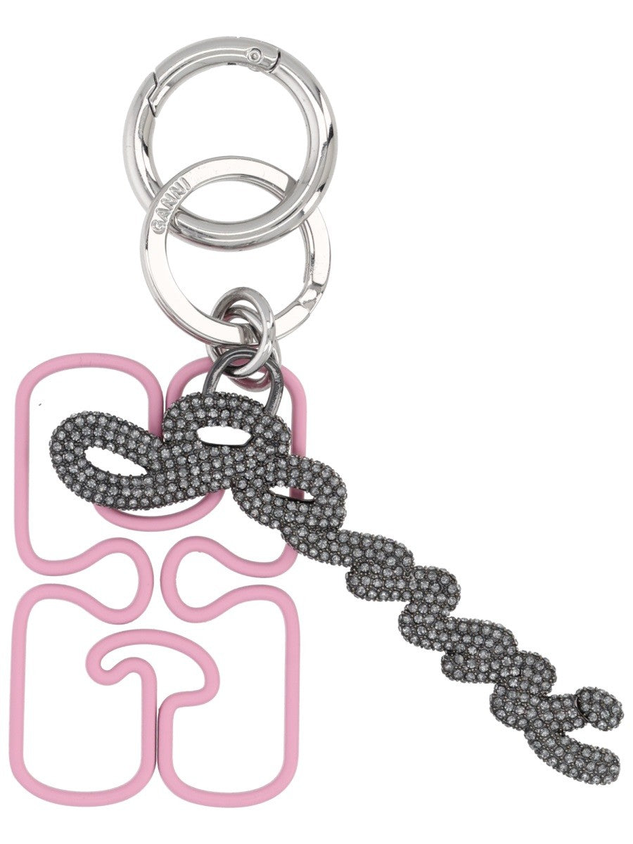 GANNI - Woman - Grey - Key Holder