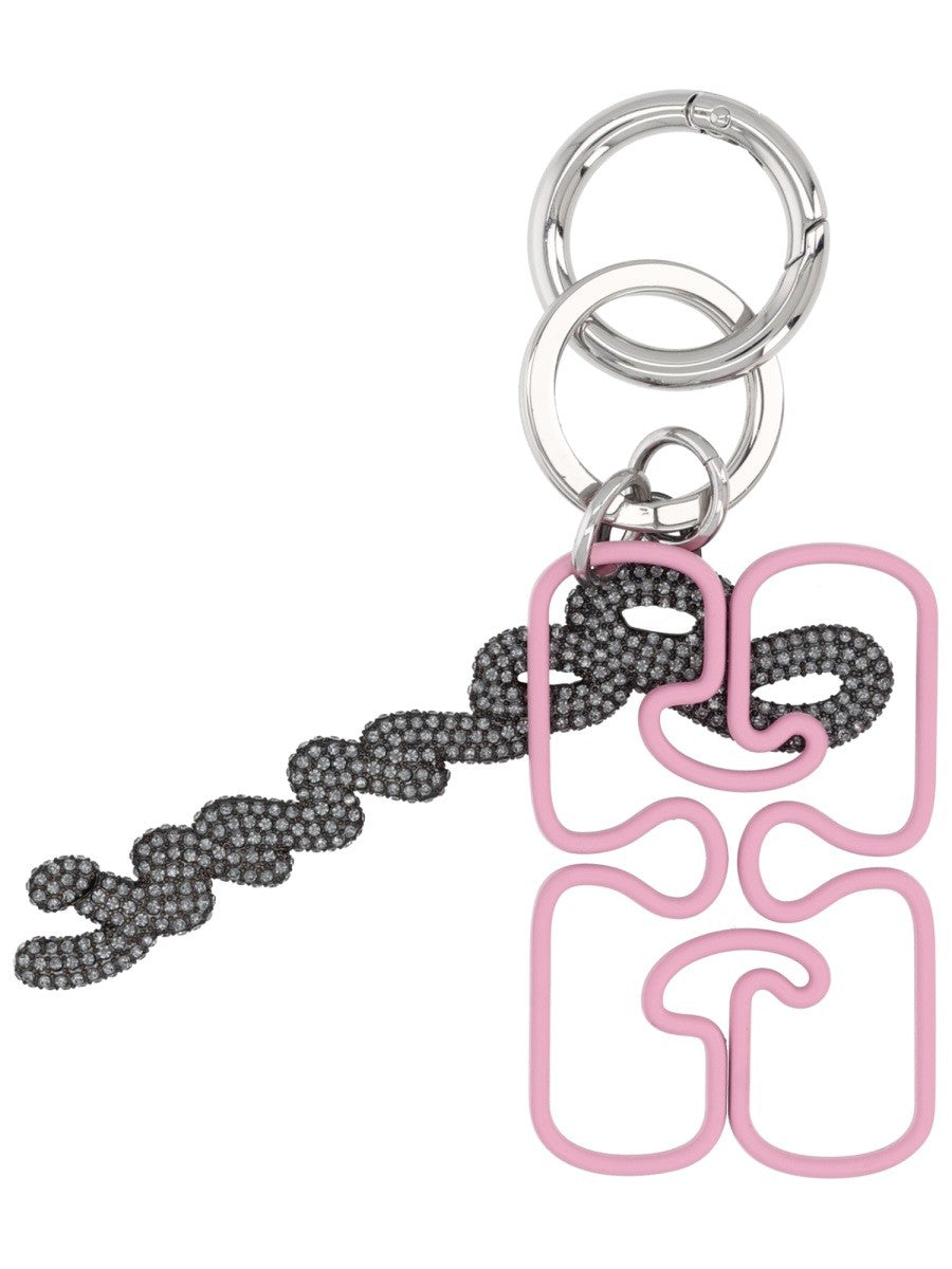 GANNI - Woman - Grey - Key Holder