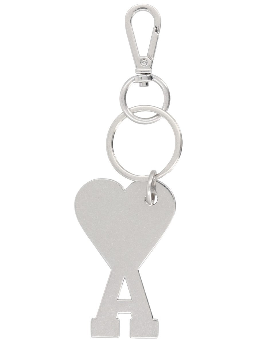AMI PARIS - Unisex - Silver - Key Holder