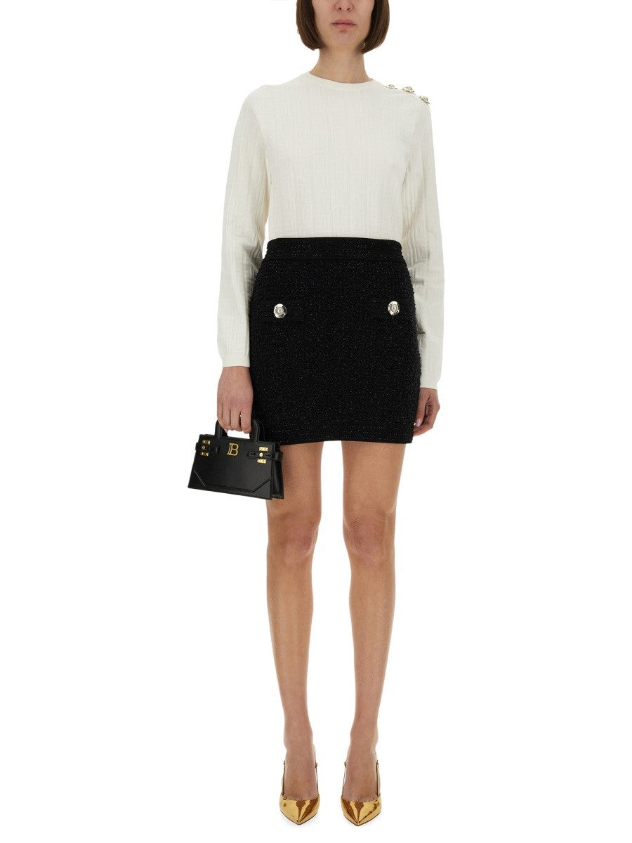 Balmain - Woman - Beige - Sweater