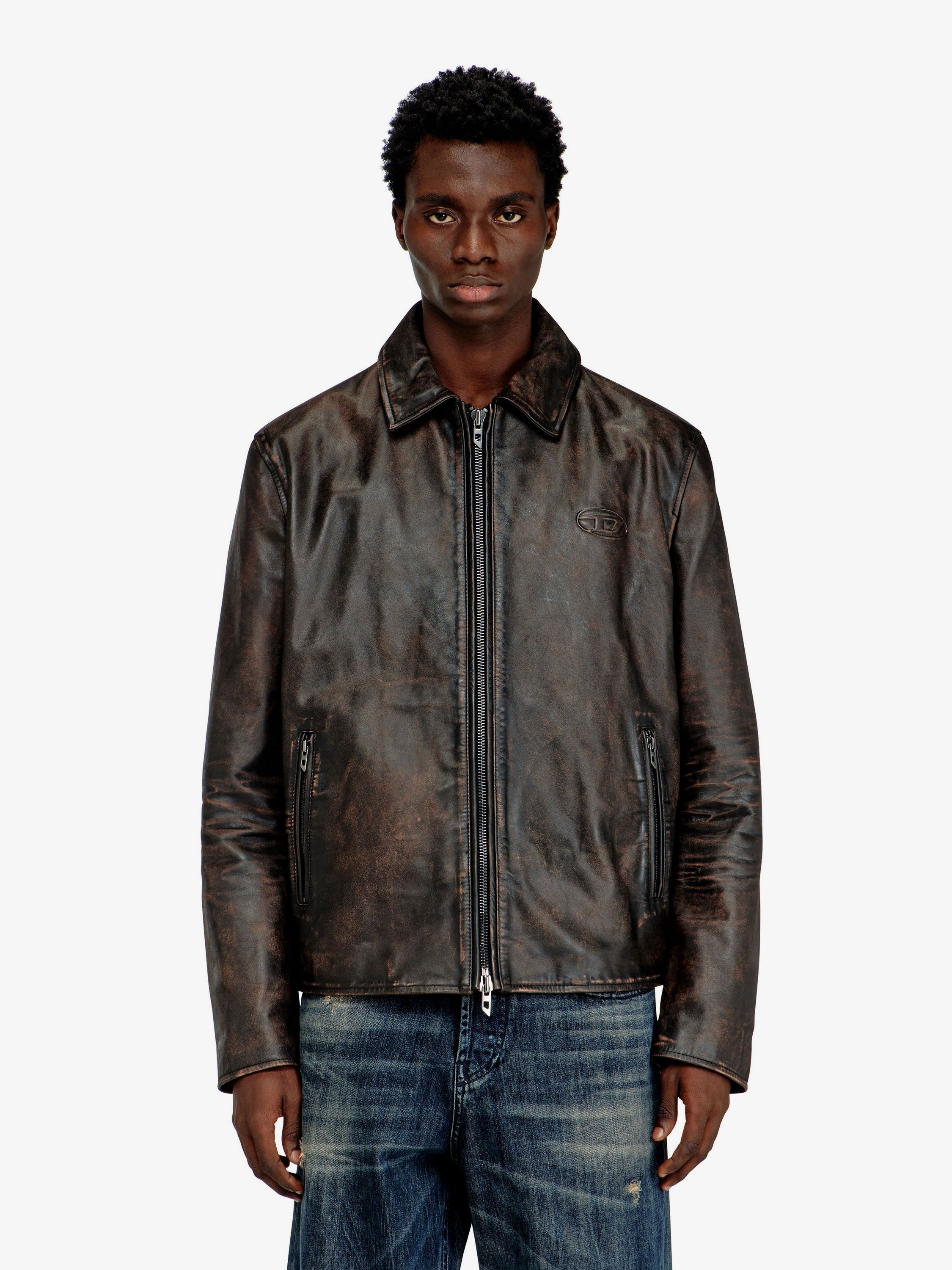 Diesel - Man - Brown - Jacket