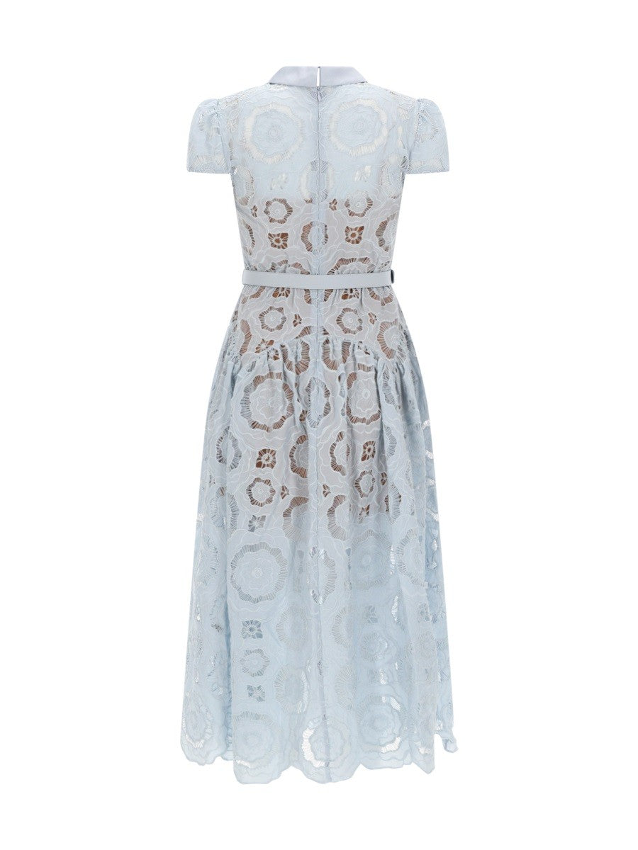 SELF-PORTRAIT - Woman - Blue - Dress
