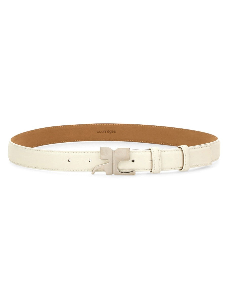 COURREGES - Woman - White - Belt