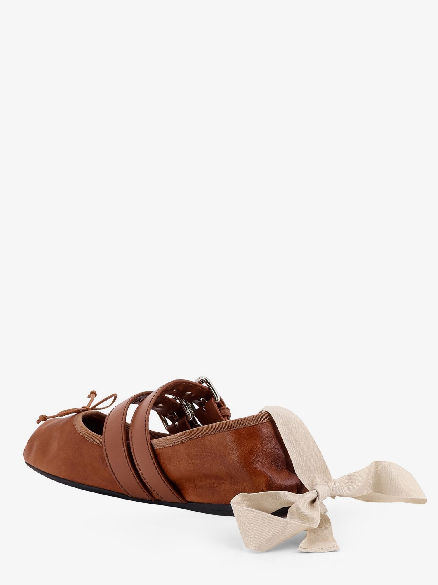 Miu Miu - Woman - Brown - Ballerina