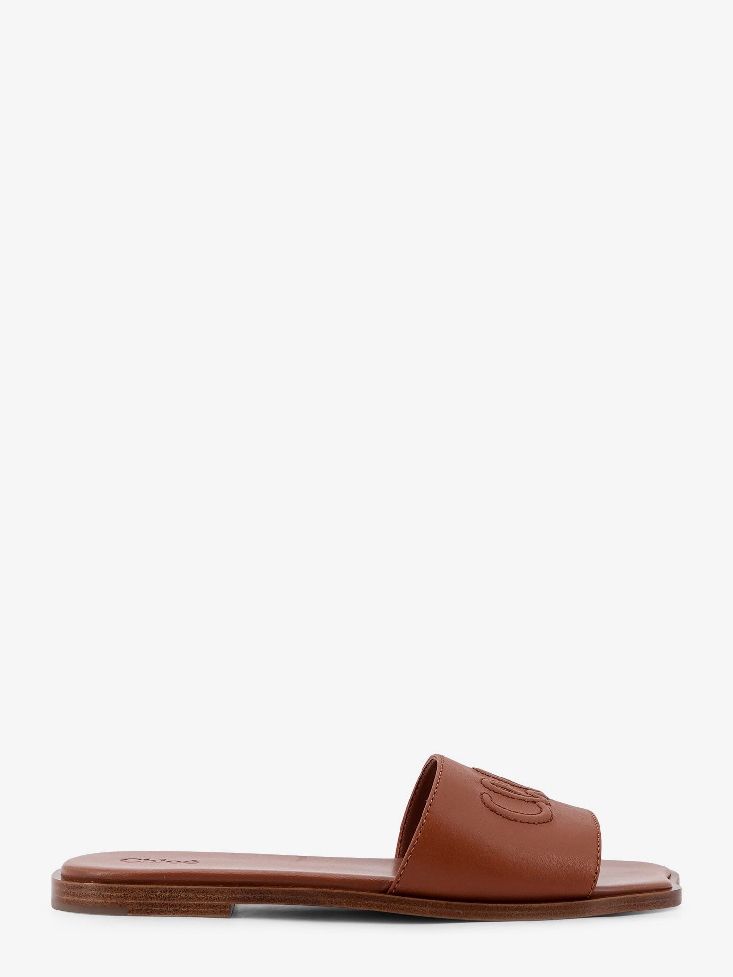CHLOÉ - Woman - Ginger Brown - Flat Sandal
