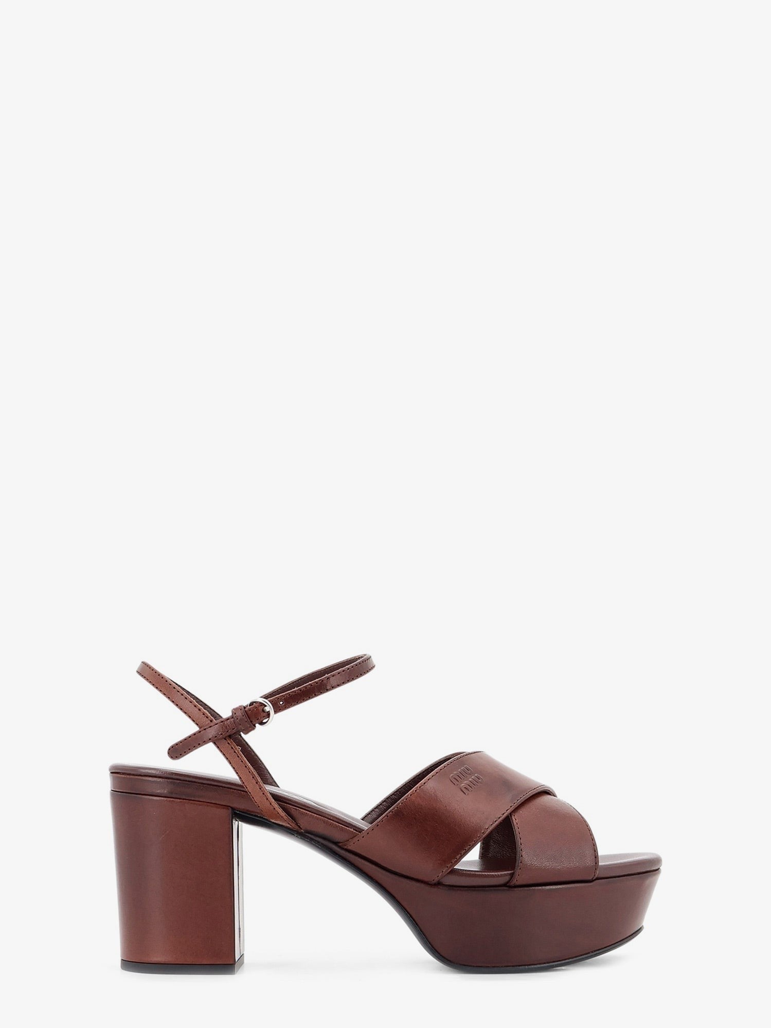 Miu Miu - Woman - Brown - Sandal