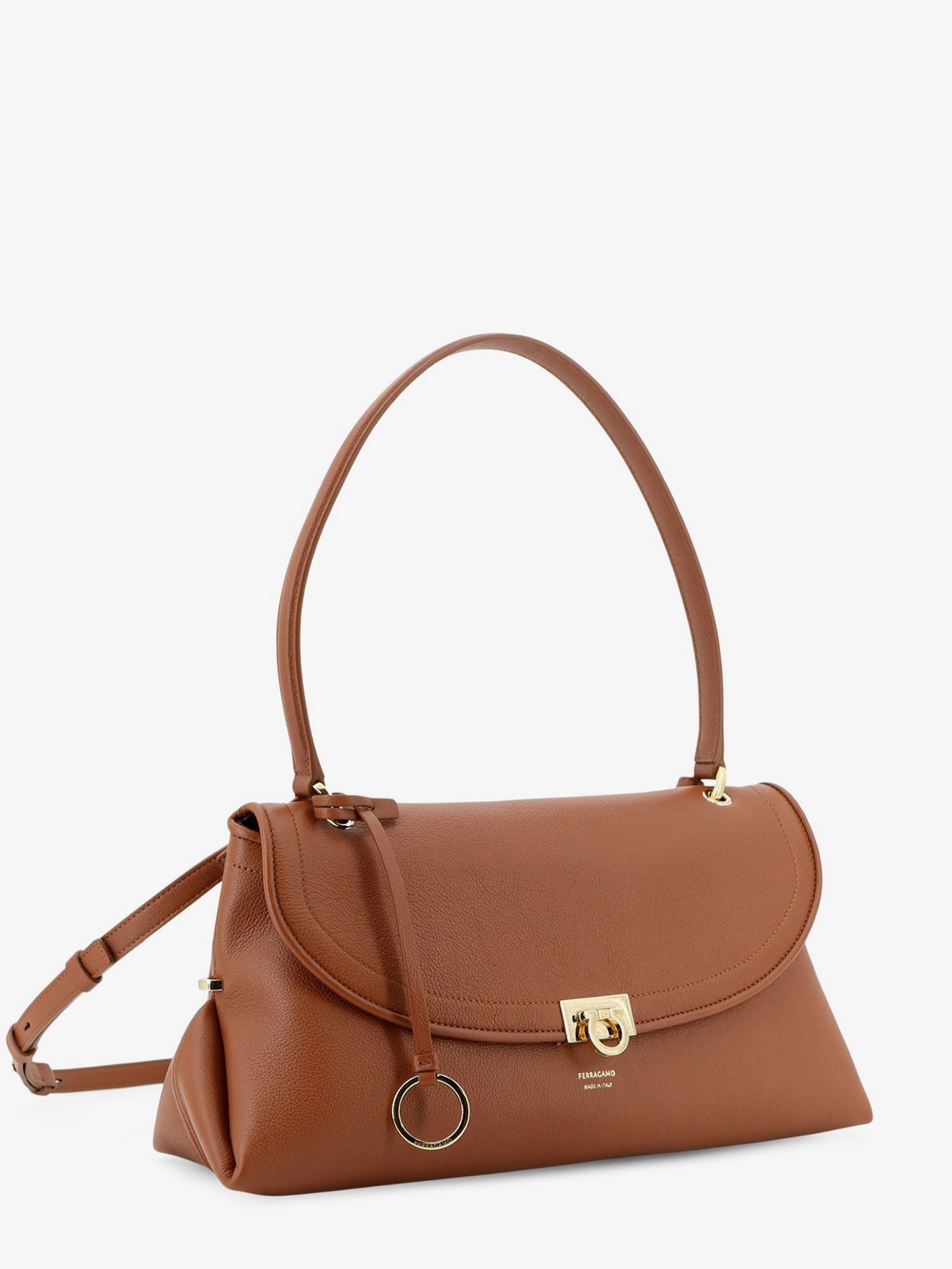 Ferragamo - Woman - Brown - Shoulder Bag