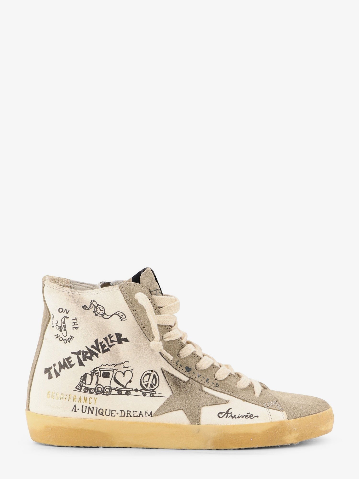 Golden Goose Deluxe Brand - Női - Whitetaupeblack - Sportcipő