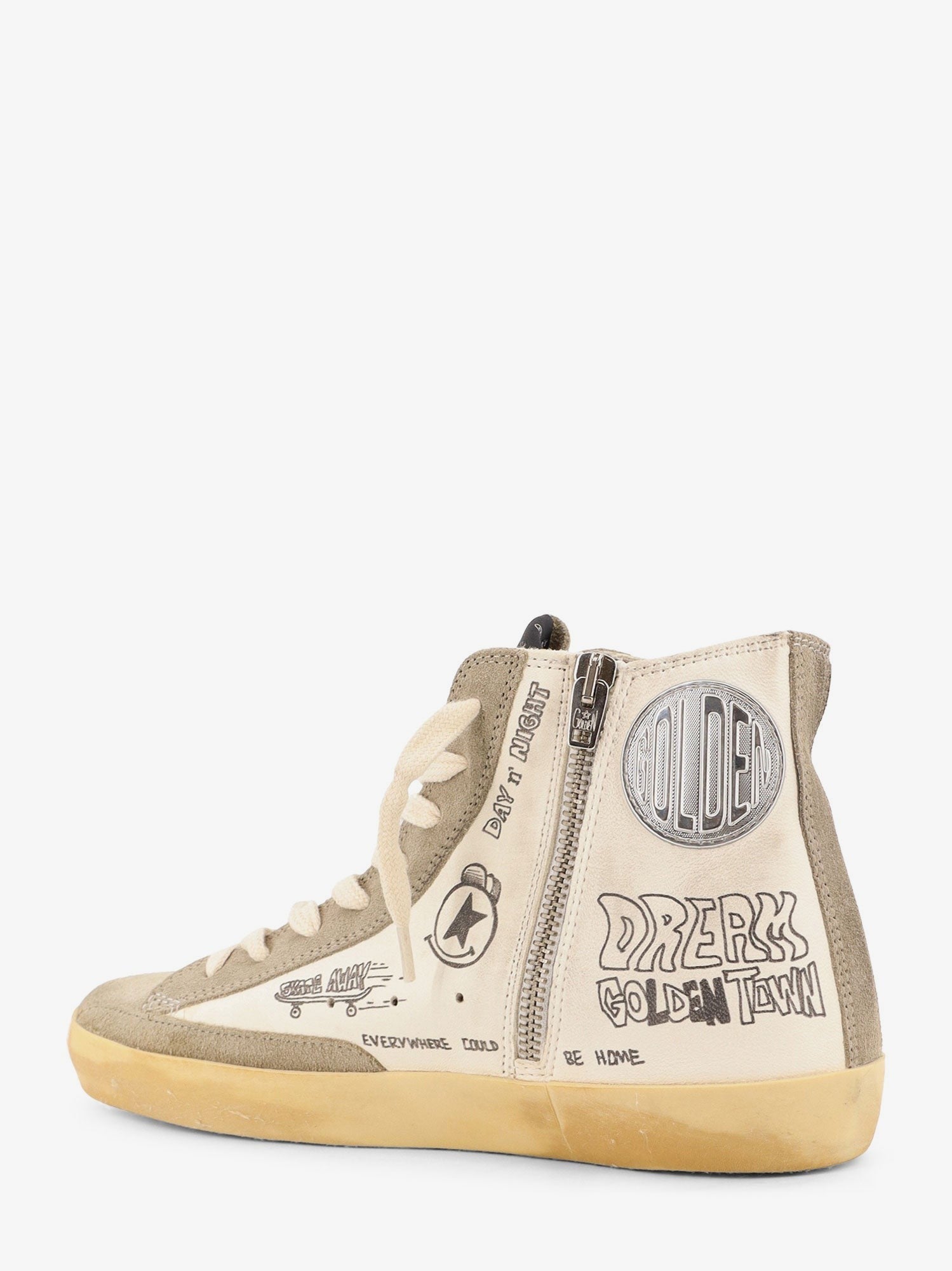 Golden Goose Deluxe Brand - Női - Whitetaupeblack - Sportcipő