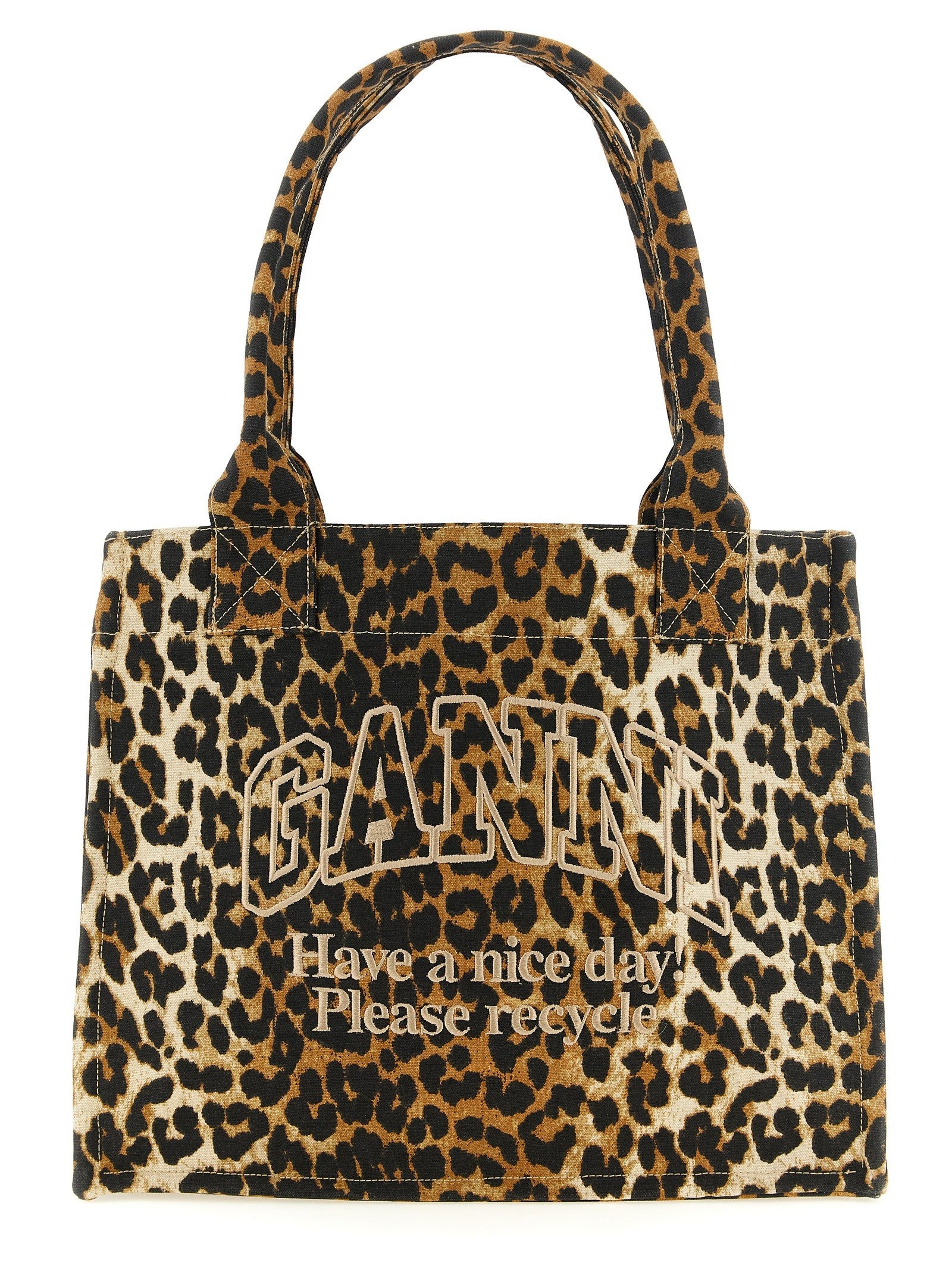 GANNI - nan - Brown - Tote bag